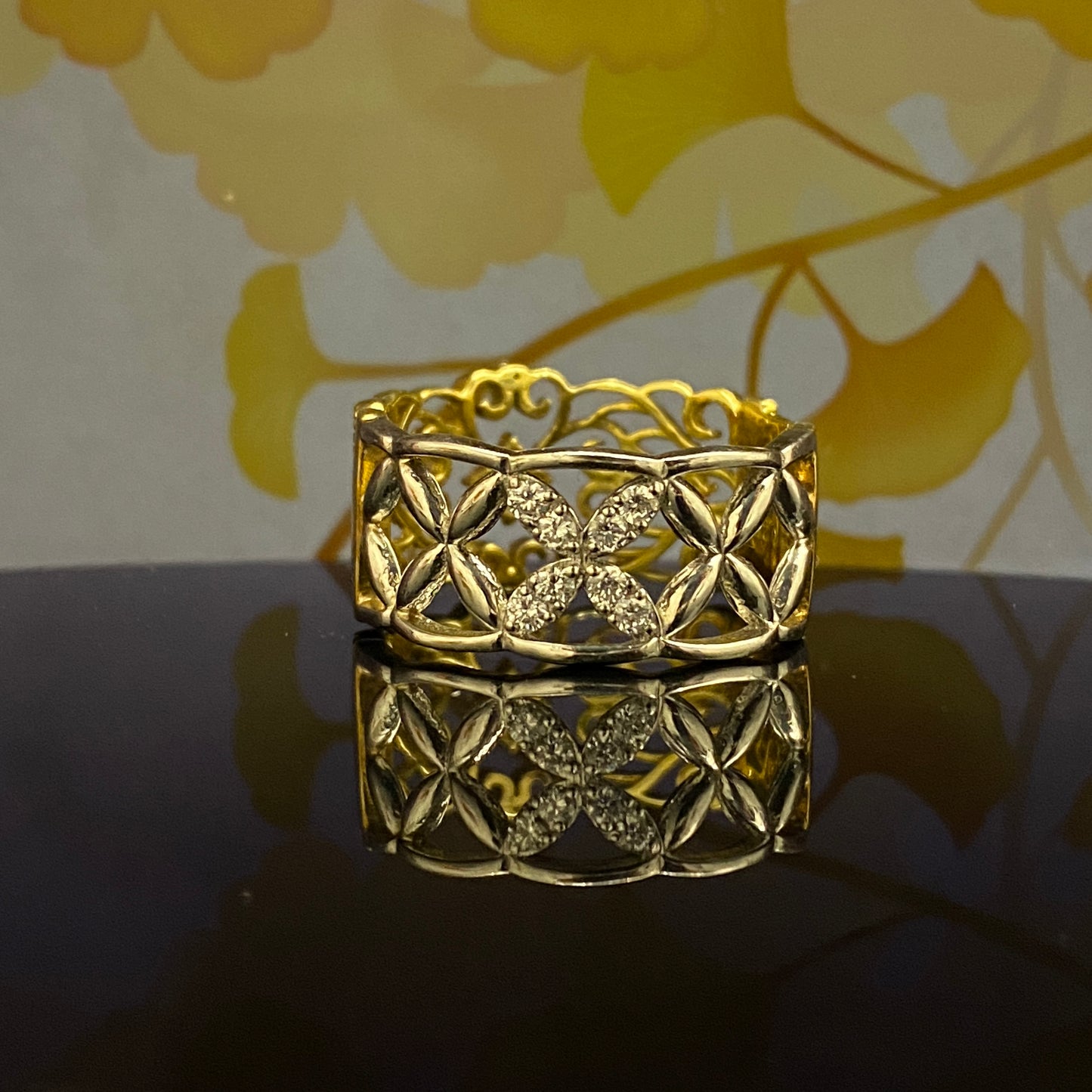 two-tone Diamond Ring