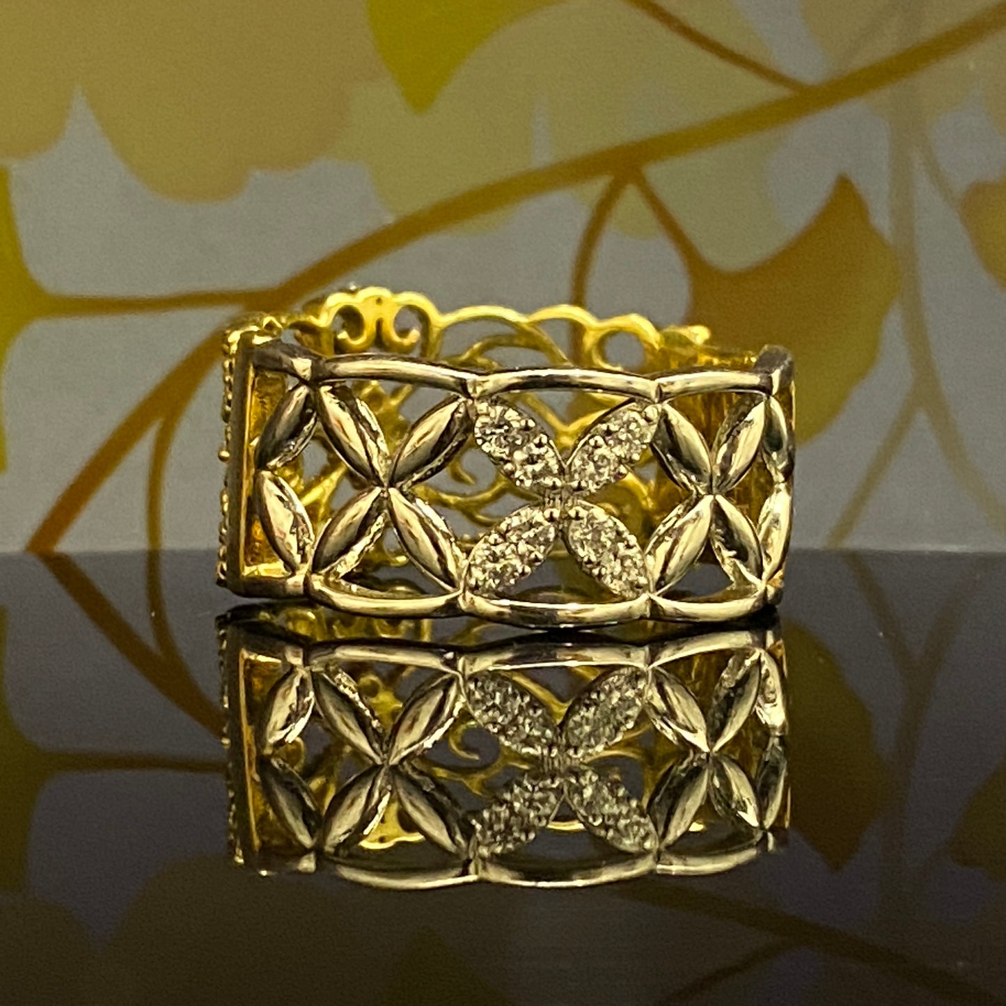 two-tone Diamond Ring