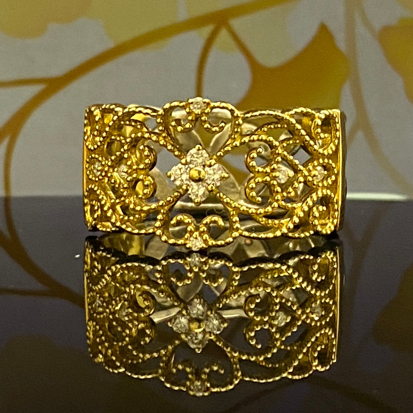 two-tone Diamond Ring