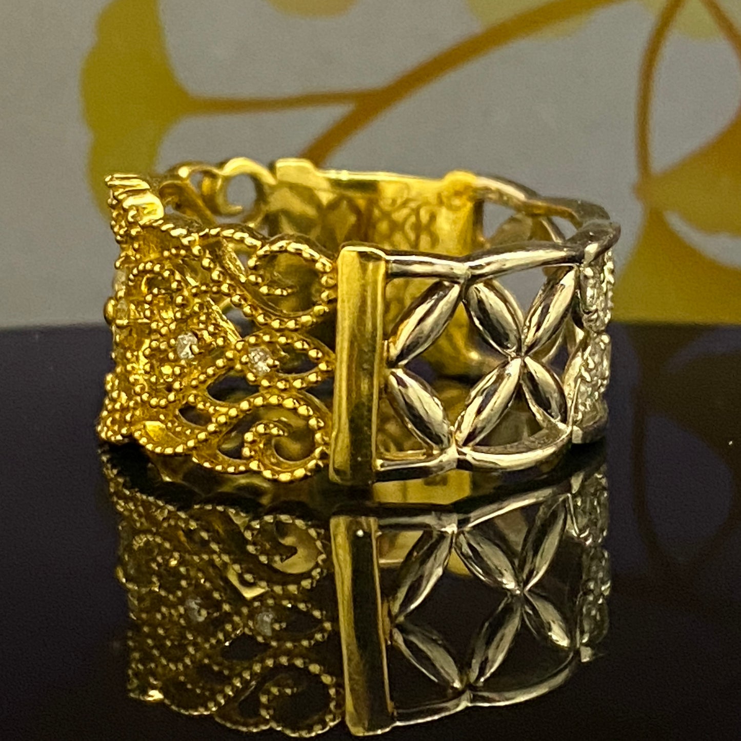 two-tone Diamond Ring