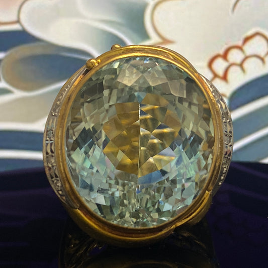 32 carat Aquamarine Ring