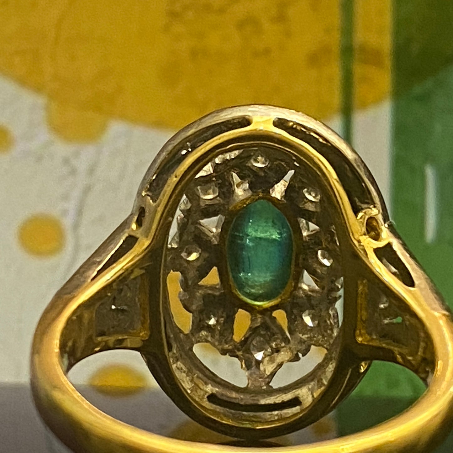 Emerald Diamond Ring