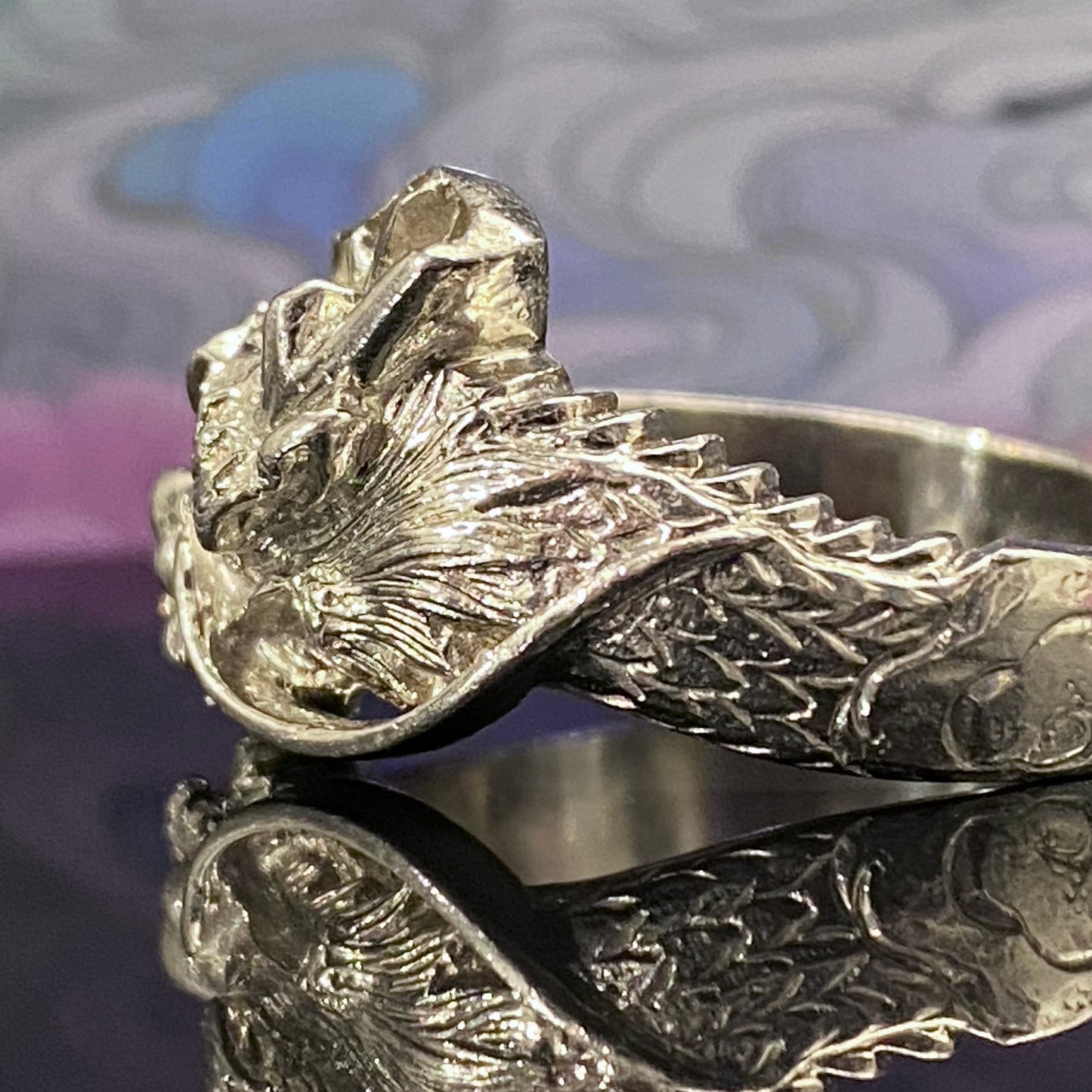Dragon motif Diamond Ring