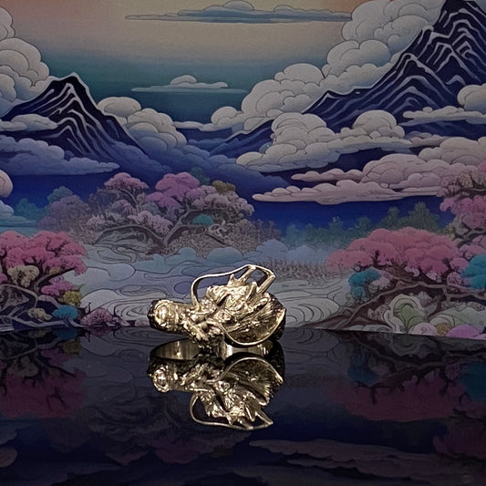 Dragon motif Diamond Ring