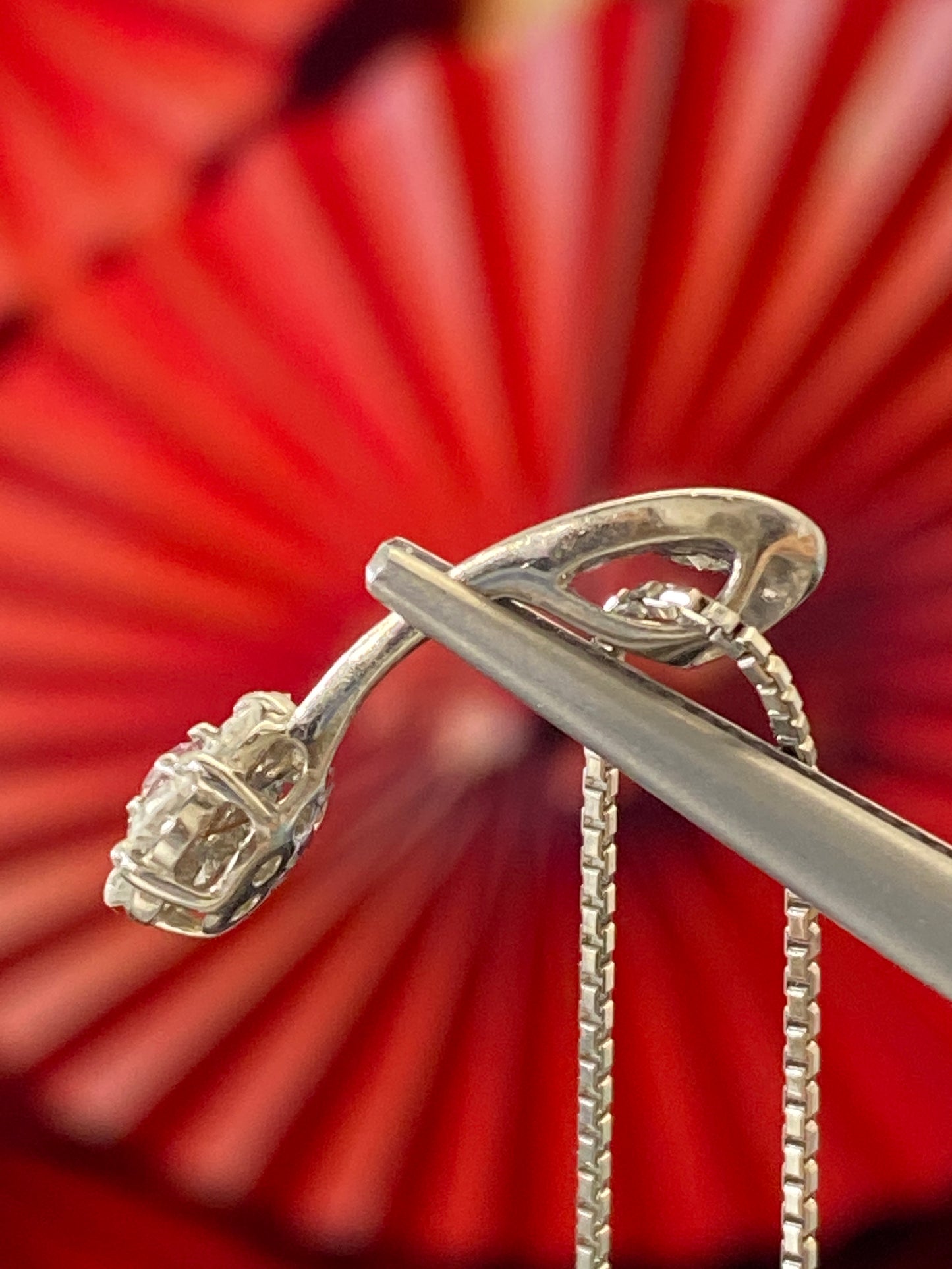 Sakura Flower Motif Pendant Top Necklace